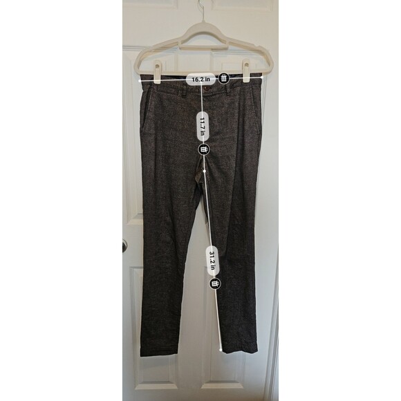 Ted Baker Pants Dark Gray Men's 30R - Picture 3 of 5